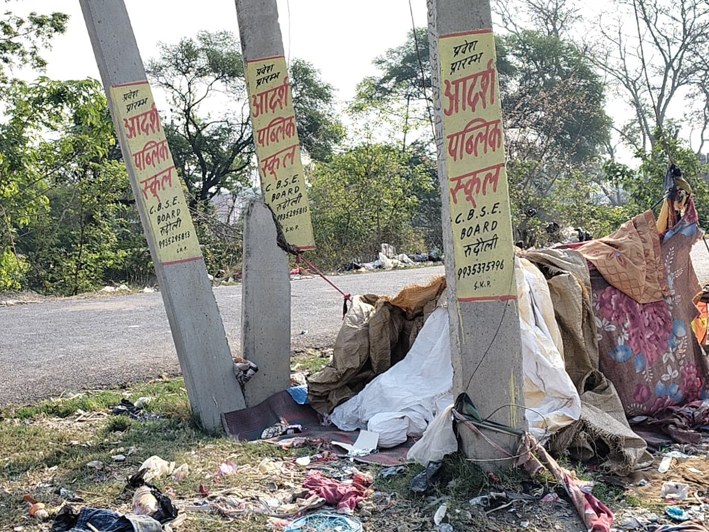 A broken electric pole can be the cause of death