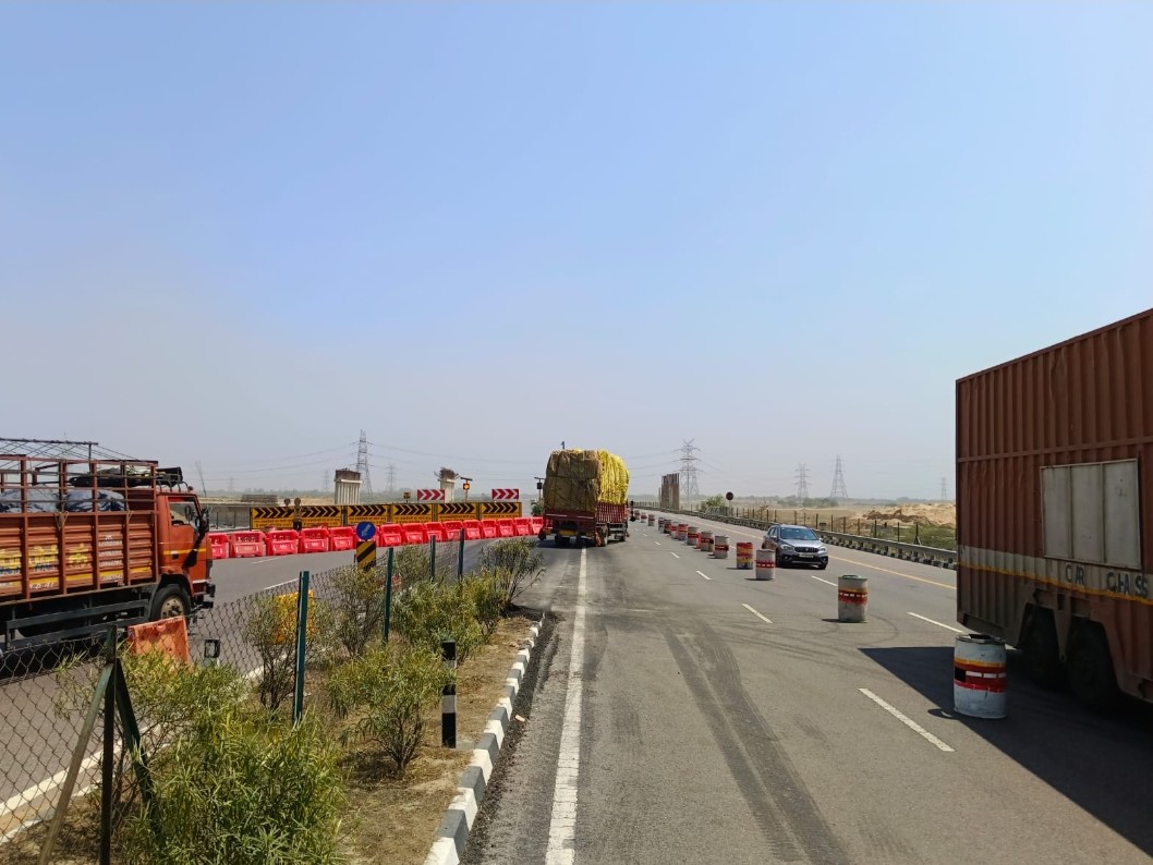 Big progress in interchange construction on Ganga Expressway