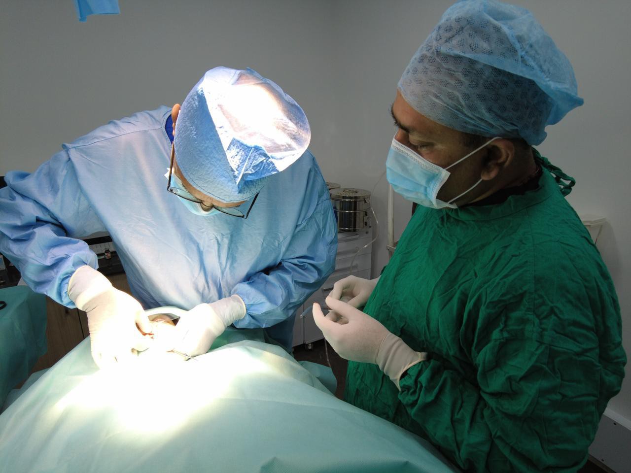 Free plastic surgery for cleft lip and palate