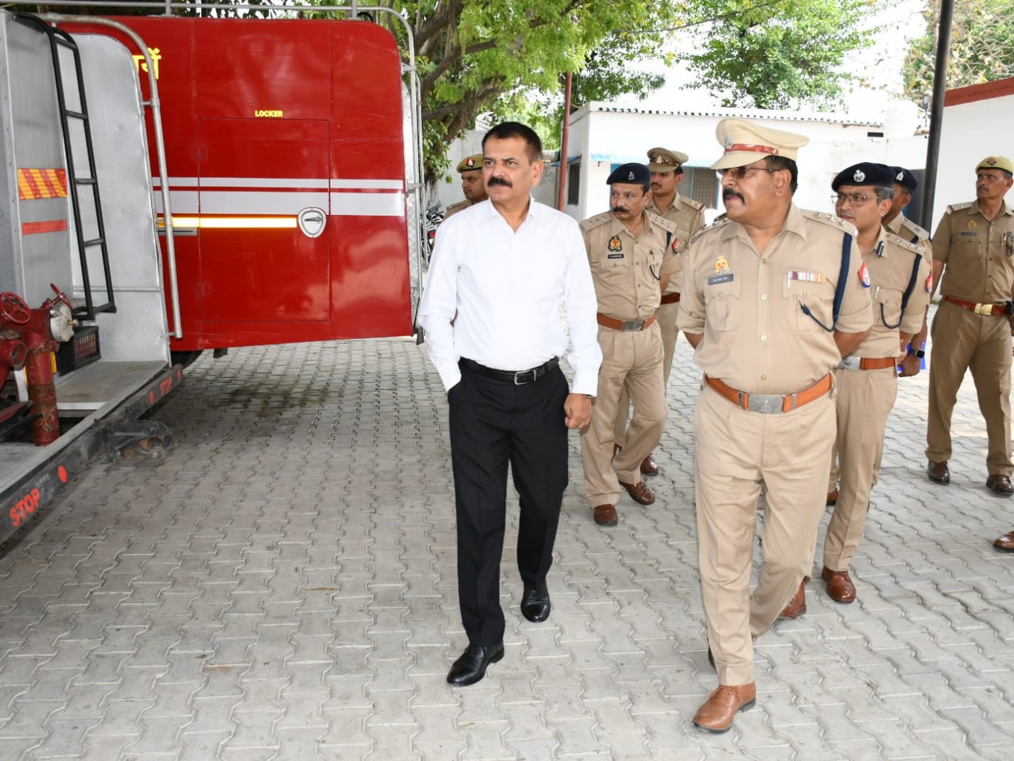 Preparation of fire department before summer season