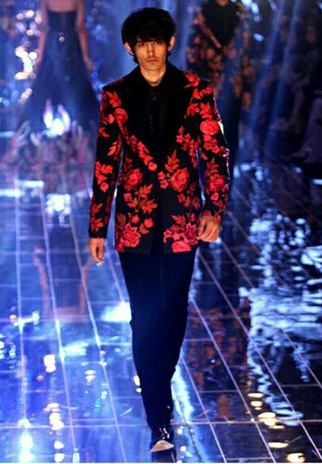 Lakshya Singh in Manish Malhotra's show.