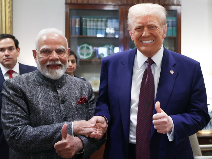 प्रधानमंत्री नरेंद्र मोदी इस साल फरवरी में अमेरिकी दौरे पर गए थे। तस्वीर उसी वक्त की है।