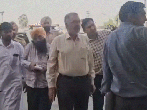 स्वास्थ्य मंत्री डॉ बलबीर सिंह पहुंचे फाजिल्का दौरे पर। - Dainik Bhaskar