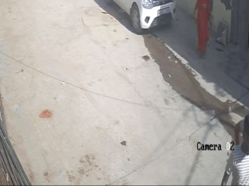 महिला को मारी गाड़ी ड्राइवर ने टक्कर