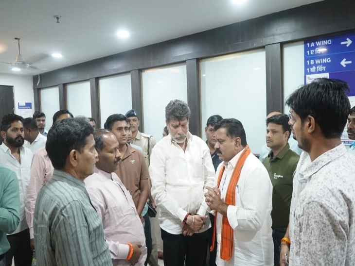 भाजपा प्रदेश महामंत्री भरत वर्मा का हालचाल जानने हॉस्पिटल पहुंचे गृहमंत्री विजय शर्मा