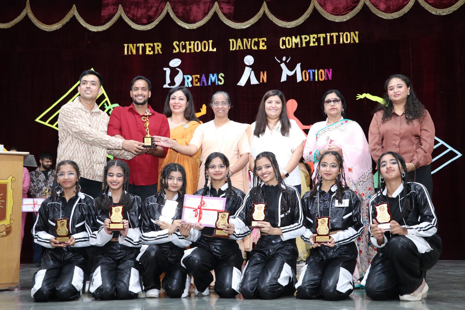 Students showed their talent in inter school dance competition