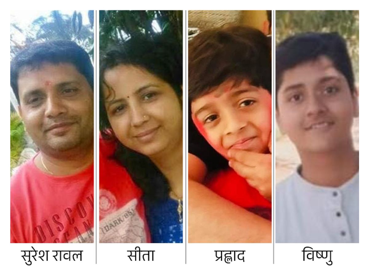 Four killed in a road accident in Pali, Rajasthan; the last rites were ...