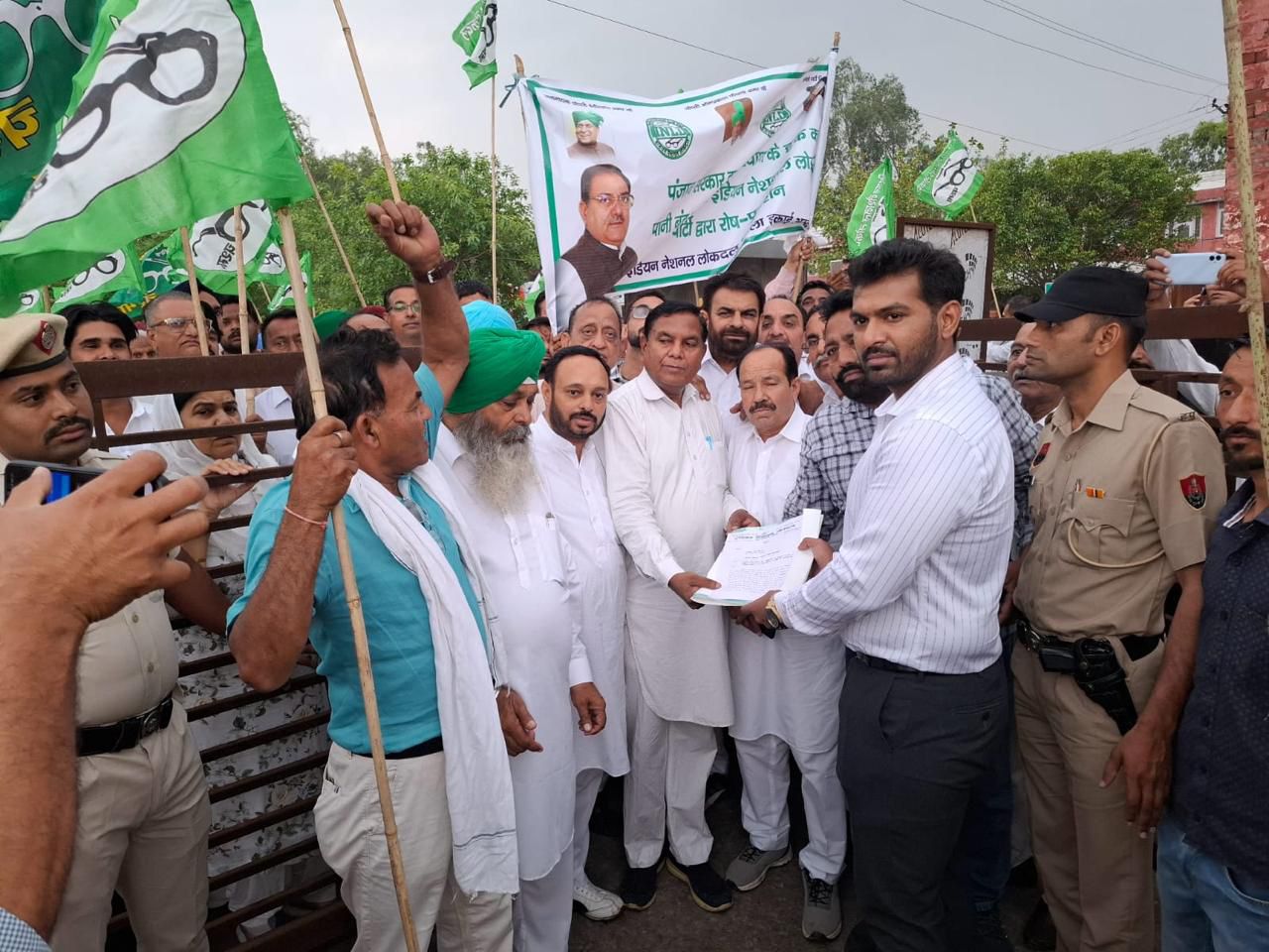 Haryana INLD Water Protest| Bhakra Nangal Dam Water Dispute