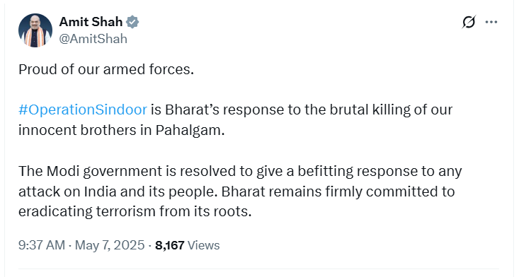 पाकिस्‍तान पर हुए ‘ऑपरेशन सिंदूर’ से भारतीय खुश, चीन ने बताया दुर्भाग्यपूर्ण; PAK बोला- हम पीछे हटने को तैयार