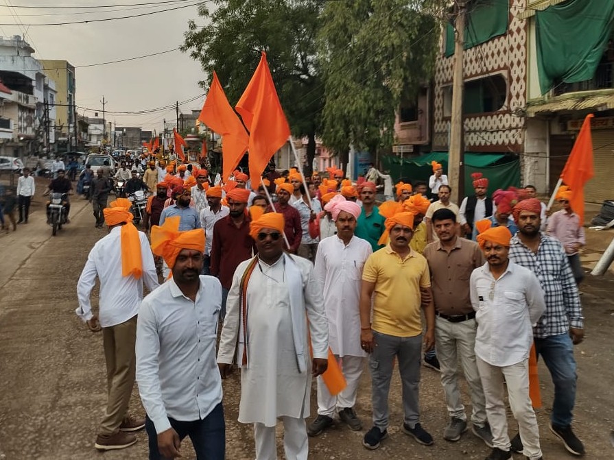 Procession held for the first time in Mandi Bamora on Maharana Pratap ...