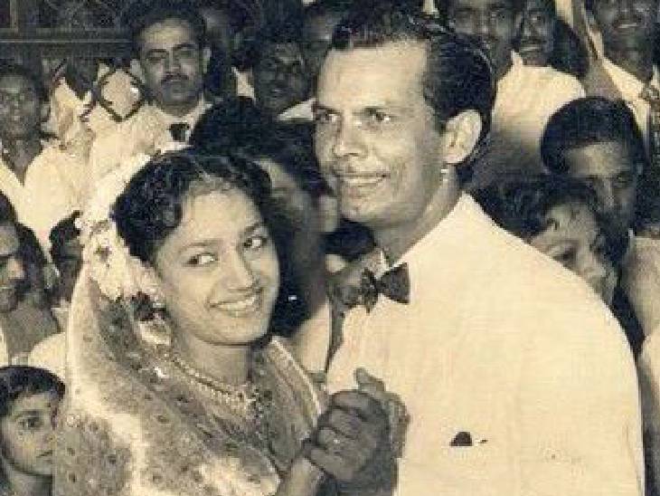 एक समारोह में जॉनी वॉकर के साथ नूर जहां। - Dainik Bhaskar