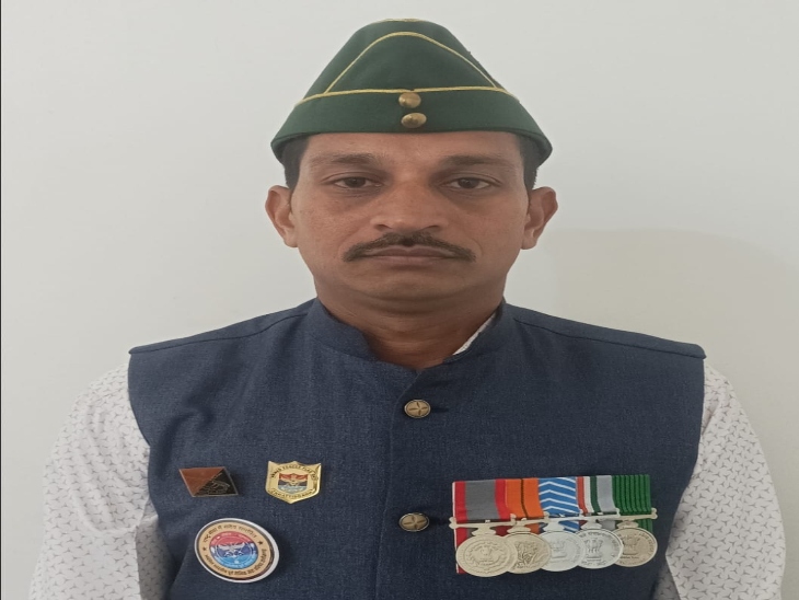 अखिल भारतीय पूर्व सैनिक सेवा परिषद के जिलाध्यक्ष नंद किशोर साहू