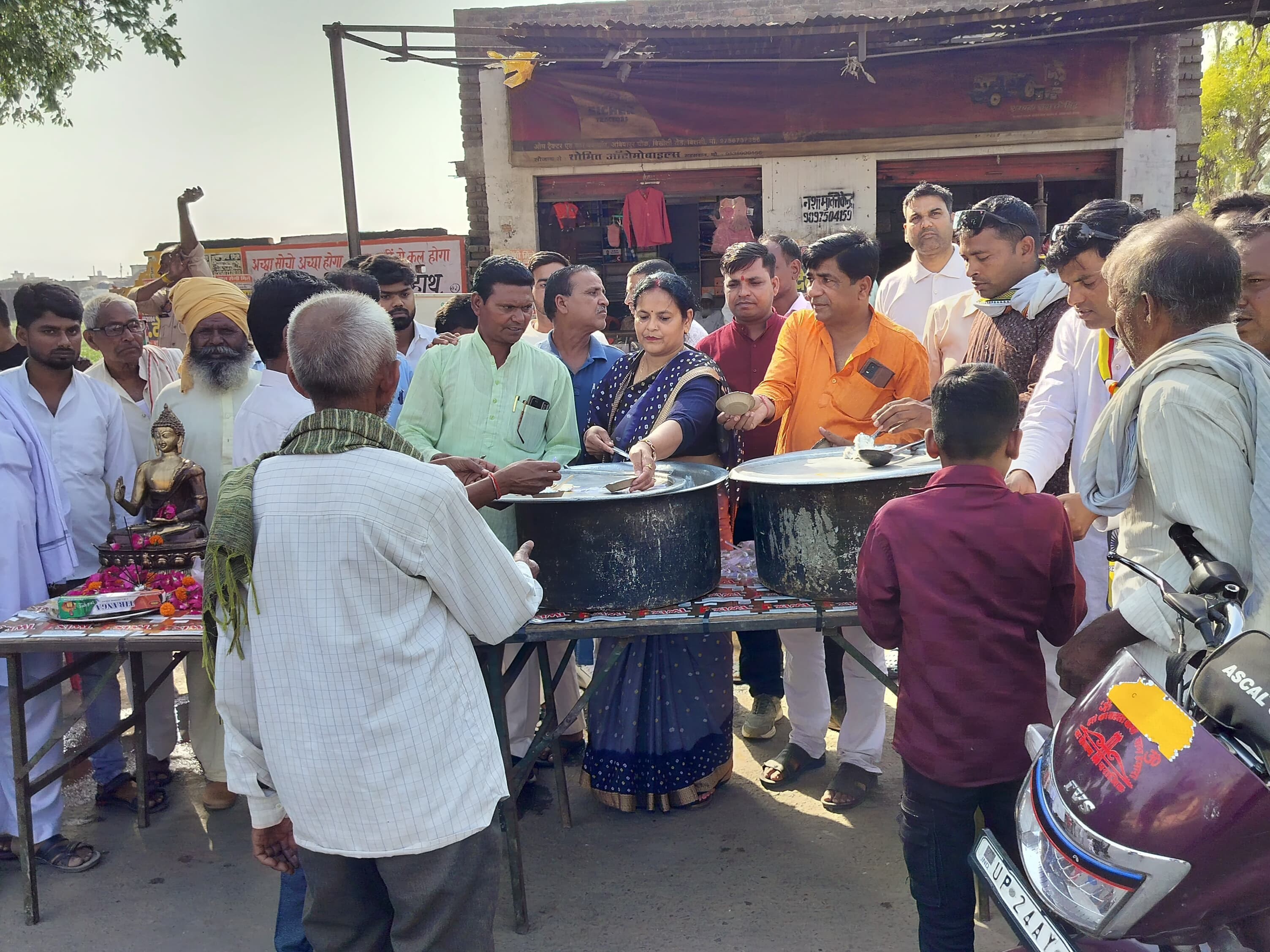 Various programs in Bilsi on Buddha Purnima