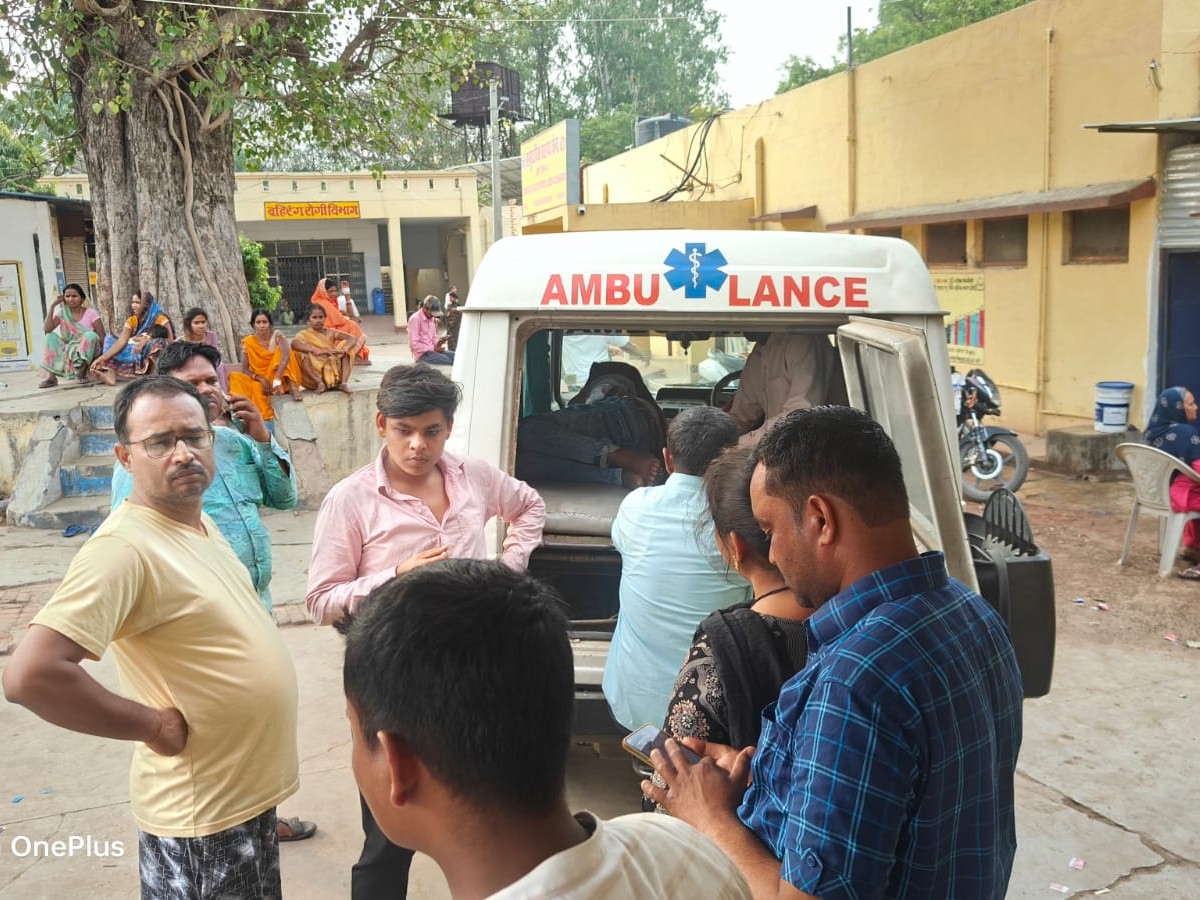 The car returning from the wedding procession collided with a tree in ...