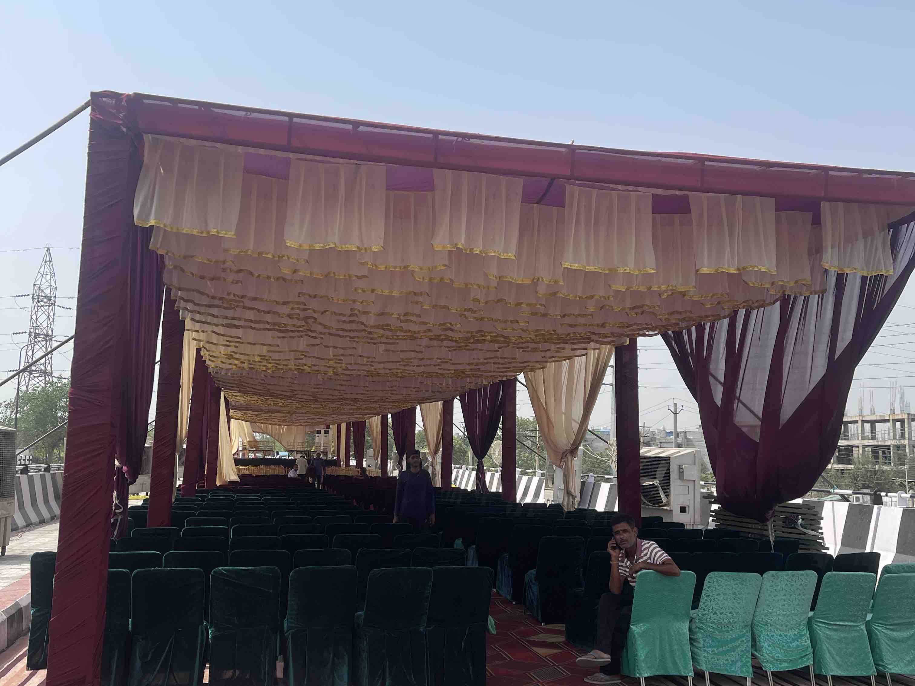 सीएम मान के आगमन को लेकर की गई तैयारी - Dainik Bhaskar