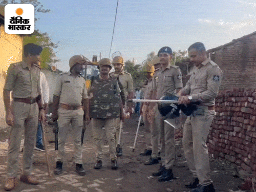 जांच करने पर पता चला कि यह मदरसा 100 वर्ग मीटर के प्लॉट पर बना था।