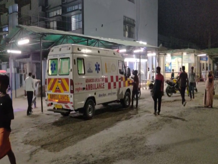 घायल को मायागंज अस्पताल में कराया भर्ती।