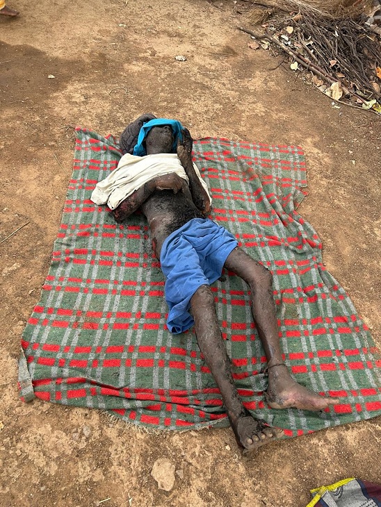 आग में जलने से बुजुर्ग की मौत