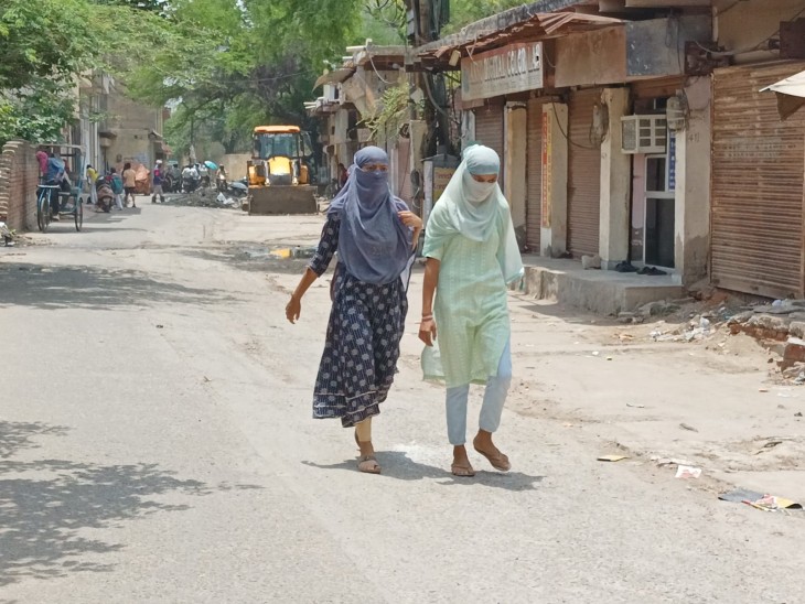 Temperature in Mathura reached 42 degree Celsius, body is burning due ...