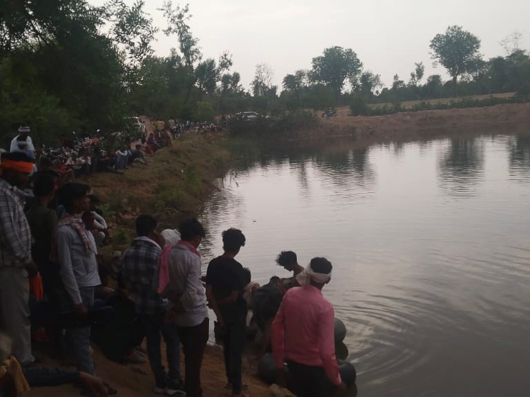 तालाब में डूबने से युवक की मौत। - Dainik Bhaskar