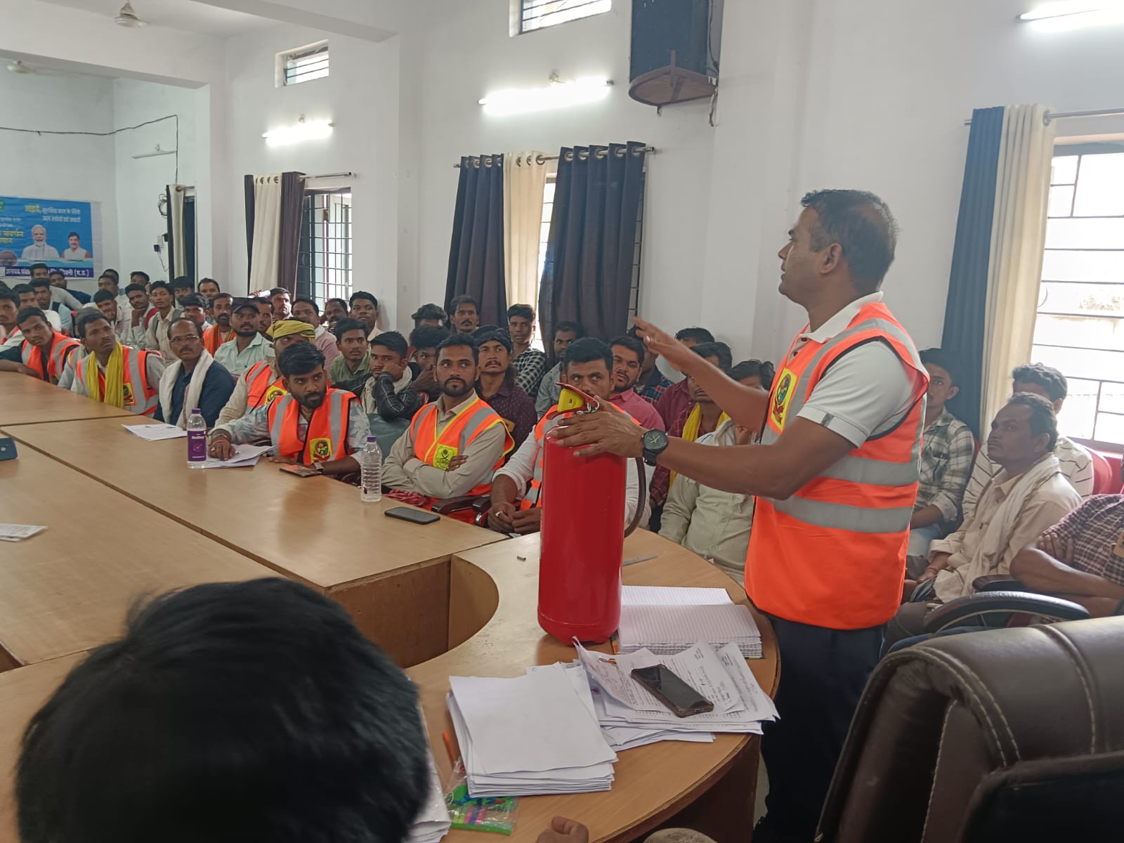 Disaster management training in Chhapara of Seoni