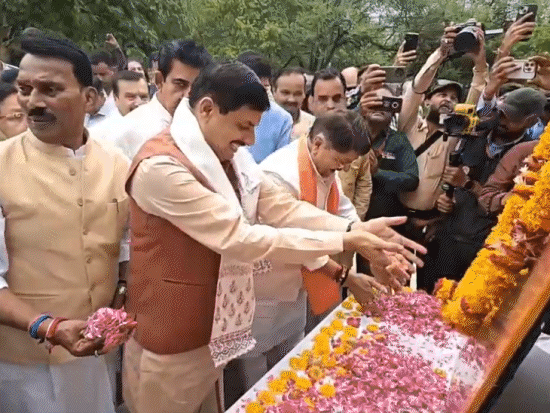 सीएम डॉ. मोहन यादव ने लालबाग में जीर्णोद्धार के कार्यों का भूमिपूजन किया।