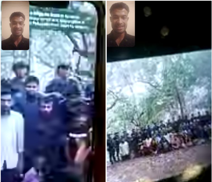 ये तस्वीर नुरुल के भाई ने वीडियो कॉल के दौरान शेयर की थी। ये म्यांमार के पास तनिनथरी इलाके की बताई गई है। दावा है कि यहीं रोहिंग्या शरणार्थियों को ले जाया गया। दैनिक भास्कर इसकी पुष्टि नहीं करता।