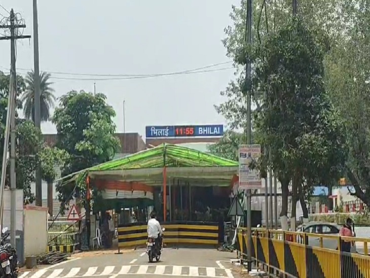 हाईटेक भिलाई तीन रेलवे स्टेशन - Dainik Bhaskar