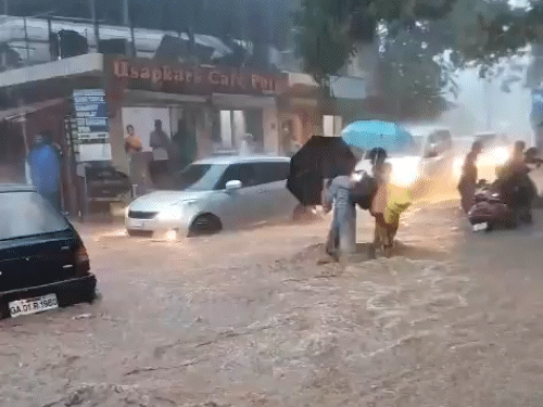 Goa also received heavy rainfall for the second consecutive day on Wednesday.