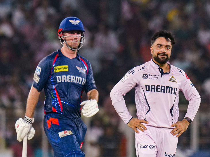 Rashid Khan spent 36 runs in his 2 overs.