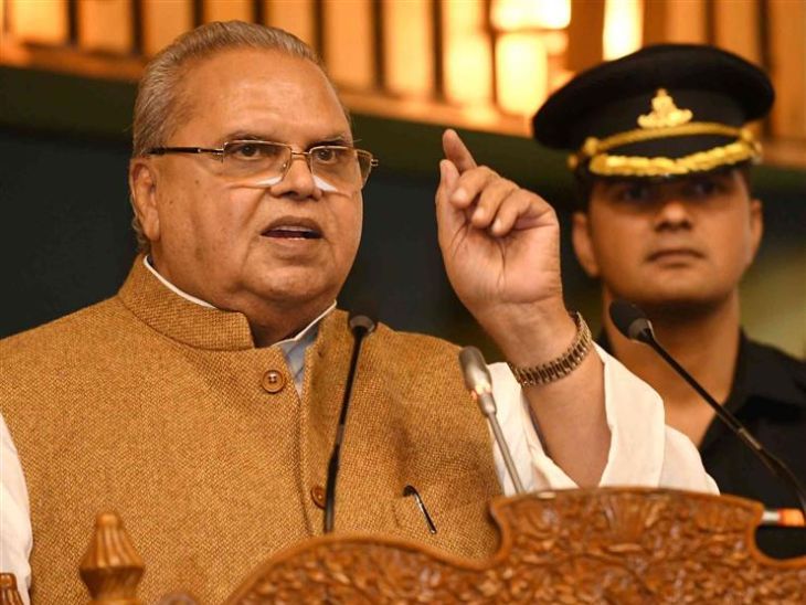 Satyapal Malik was the Governor of Jammu and Kashmir from August 2018 to October 2019. (File photo) - dainik bhaskar