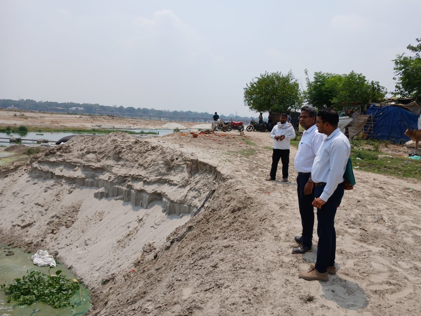 Netua Work to stop Ganga erosion continues in Netua