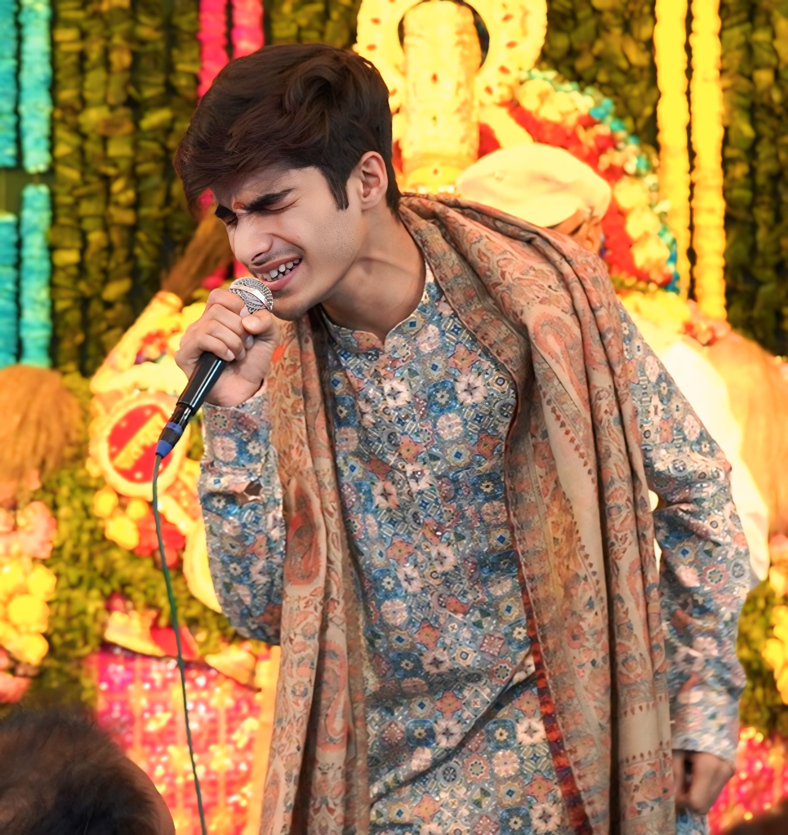 शीतलदास की बगिया में गायिकी की भी प्रस्तुति।