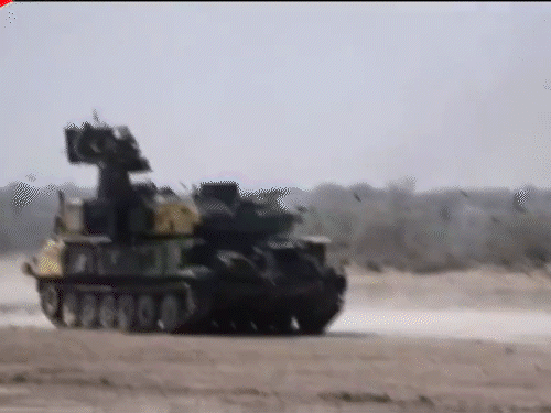 The Indian Army had released a video a few days ago of the drone being shot down by tanks and short-range missiles.