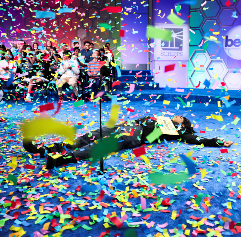 फैजान ने स्क्रिप्स नेशनल स्पेलिंग बी प्रतियोगिता जीतने के बाद कुछ इस तरह अपनी खुशी जताई।