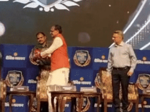 Union Minister Shivraj Singh Chauhan, who was present during his marriage with the Liberty family.
