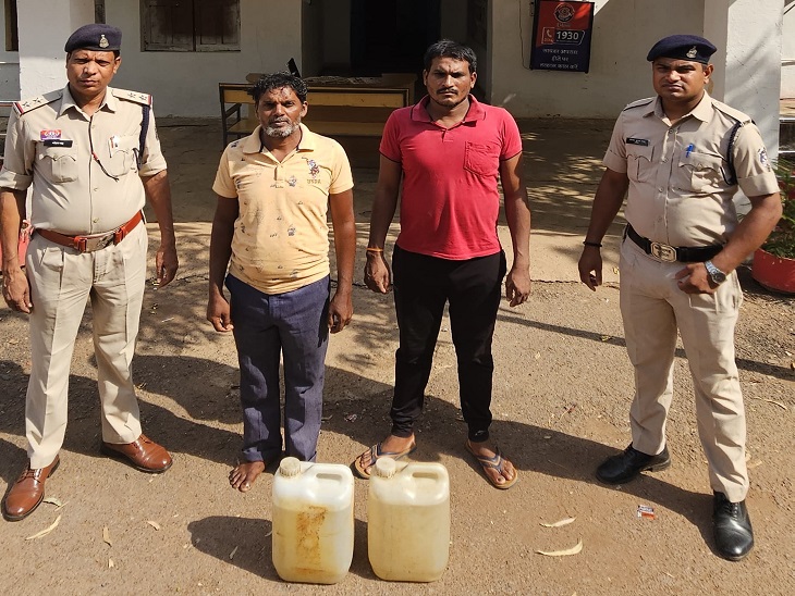 अवैध शराब के साथ आरोपी गिरफ्तार
