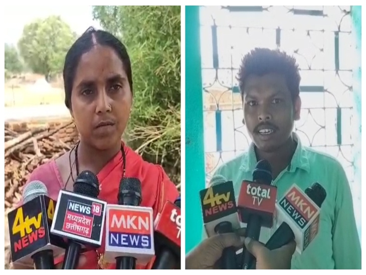 पीड़ित महिला और स्टूडेंट रूपेश कुमार ठाकुर