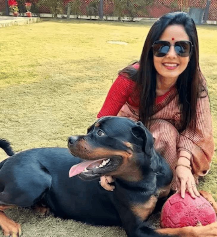 महुआ मोइत्रा और वकील जय देहाद्राई हेनरी नामक रॉटवीलर कुत्ते की को-पेरेंटिंग करते थे।