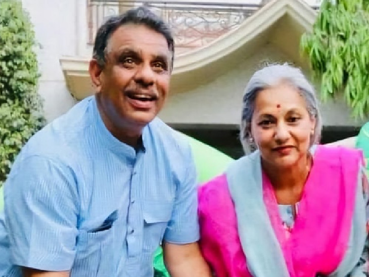 हेल्थ मिनिस्टर गजेंद्र सिंह खींवसर की पत्नी प्रीति कुमारी के साथ फाइल फोटो।