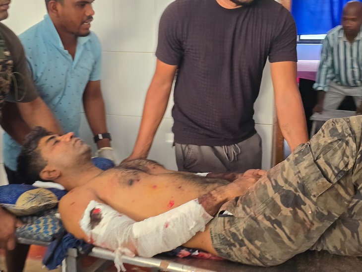 टीआई सोनल ग्वाला को कोंटा अस्पताल लाया गया।