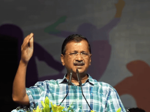 आम आदमी पार्टी के सुप्रीमो अरविंद केजरीवाल।