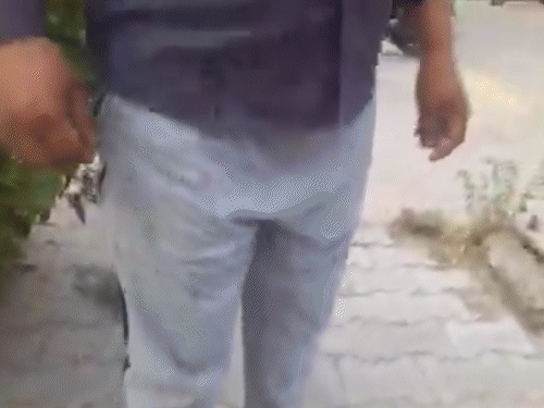 प्रवीण ने बताया- पुलिस ने घर में ही थप्पड़ मारा। फिर चौकी लाकर पीटा।