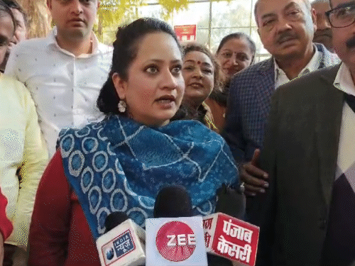 हरियाणा स्वास्थ्य मंत्री आरती राव। - Dainik Bhaskar