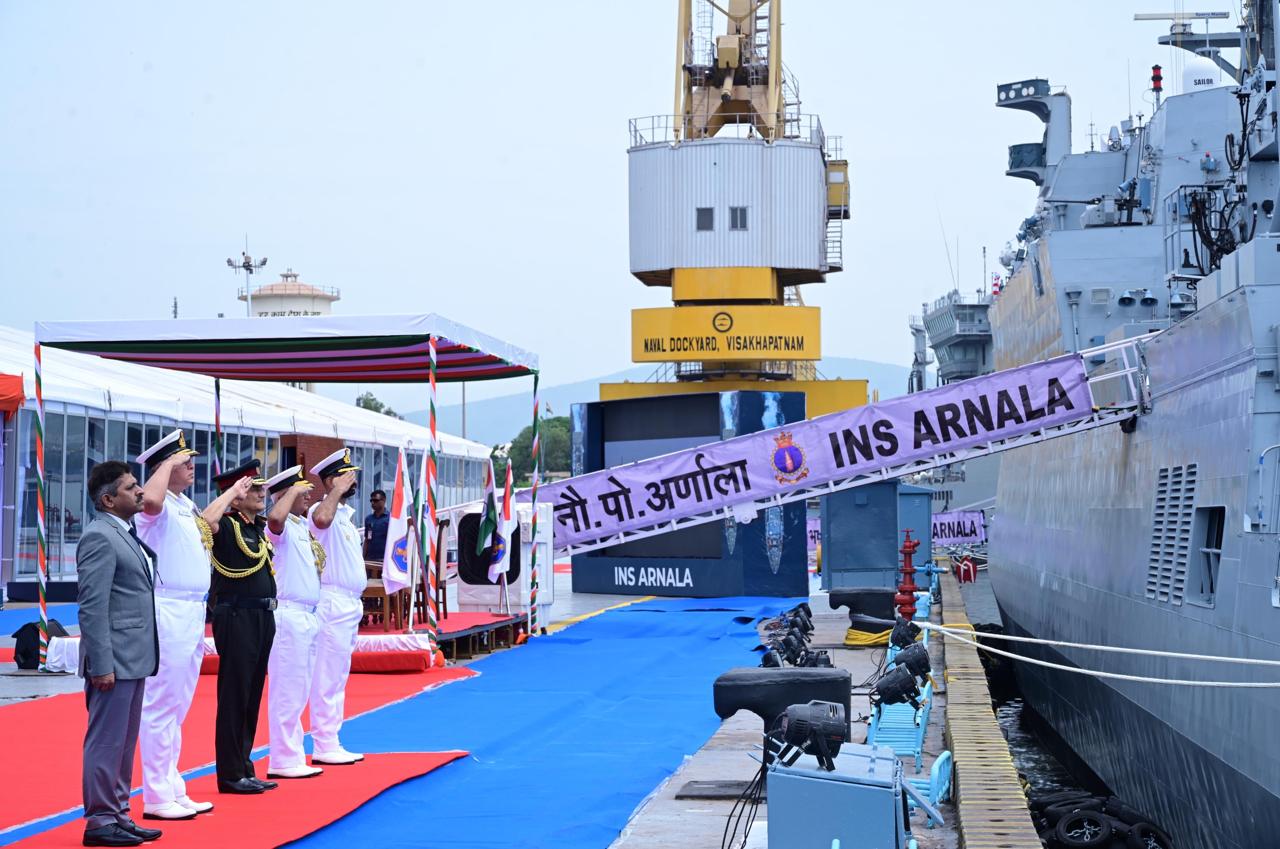 INS Arnala is the country's first anti-Sabarine Warfare Shailo Water Craft.