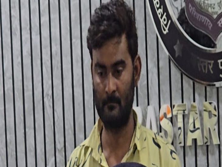 आरोपी मध्य प्रदेश का रहने वाला है।