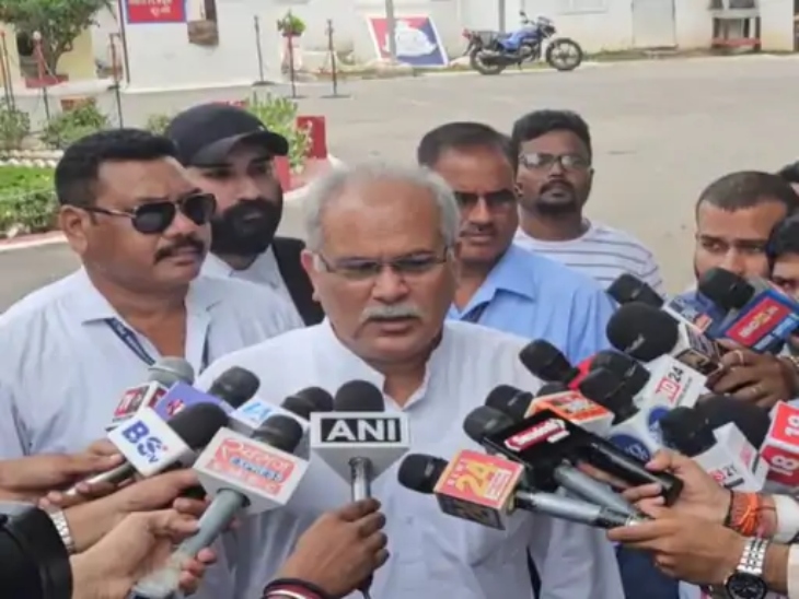 पूर्व सीएम भूपेश बघेल ने मीडिया से बातचीत की थी। वे पूर्व आबकारी मंत्री से मिलने जेल पहुचे थे
