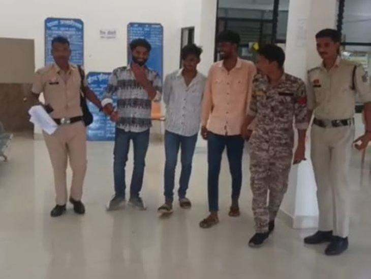 CCTV से पहचान होने पर पकड़े गए आरोपी