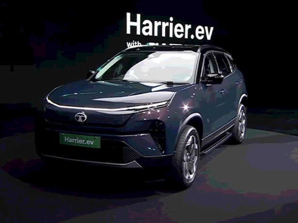 The company also launched its special stealth version with Harrier EV. - Dineic sculptor