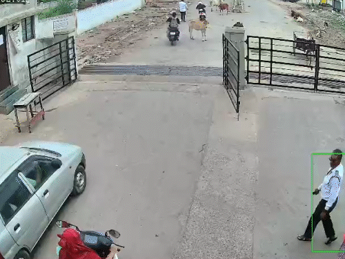 रायपुरा की इंद्रप्रस्थ कॉलोनी फेज-2 से गुजरती हुई दिख रही है कार।